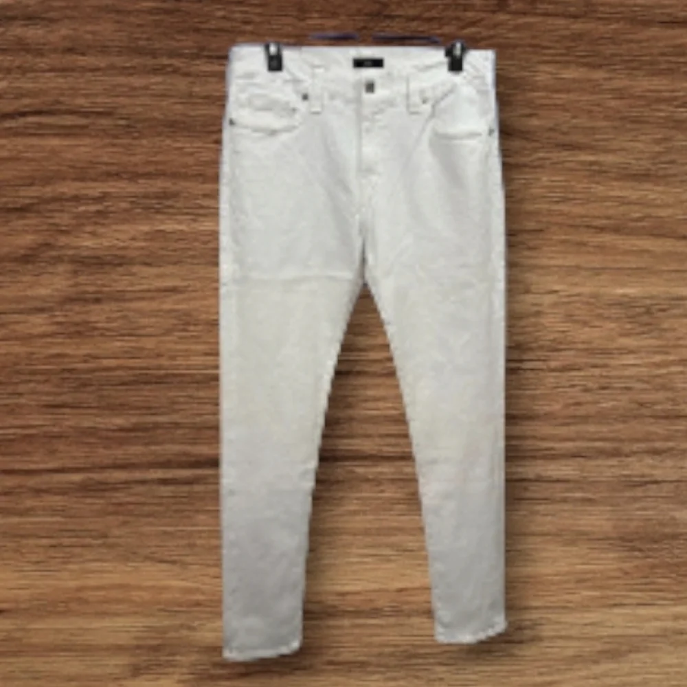 True Religion Rocco Relaxed Men's Skinny White Jeans